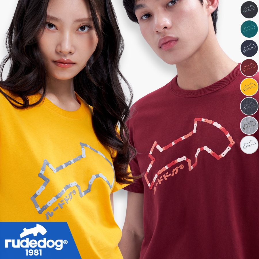 rudedog® เสื้อยืดผู้ชาย เสื้อยืดผู้หญิง รุ่น Bike ของแท้ 100% รู้ดด็อก