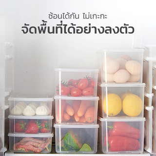 กล่องใส่อาหาร กล่องพลาสติก กล่องเก็บอาหาร มีฝาปิด มี 2 ขนาด ปลอดสาร BPA ไม่มีสารตกค้าง Tham coffee
