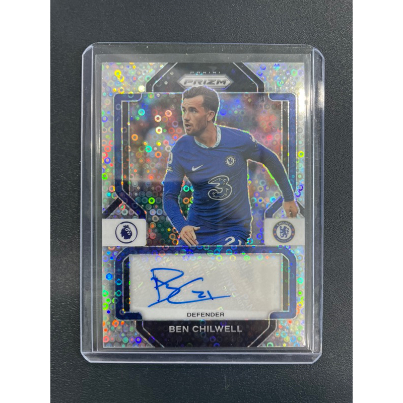 ✅พร้อมส้ง✅การ์ดนักฟุตบอลพร้อมลายเซ็น ✅Ben Chilwell✨Panini prizm breakaway