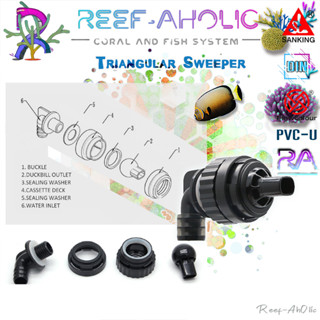 Reef-Aholic Sanking Free adjustment of the water outlet ตัวรีดปลายท่อน้ำแบบปรับองศา 20 mm.