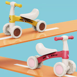 ⭐️Y&YToys Kids⭐ รถขาไถ ขาไถเด็ก มีเพลง จักรยาน4ล้อ จักรยานทรงตัวเด็ก สำหรับเด็กอายุ10เดือนขึ้นไป