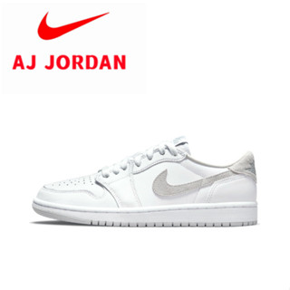 Air Jordan 1 Low OG Neutral Grey รองเท้าผ้าใบ Retro Low Top สีเทาสำหรับผู้หญิง