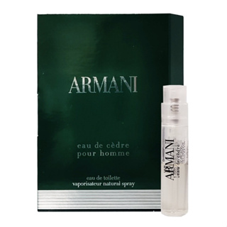 GIORGIO ARMANI Eau De Cedre Pour Homme EDT 1.2ml (แบบหลอด หัวสเปร์ย)