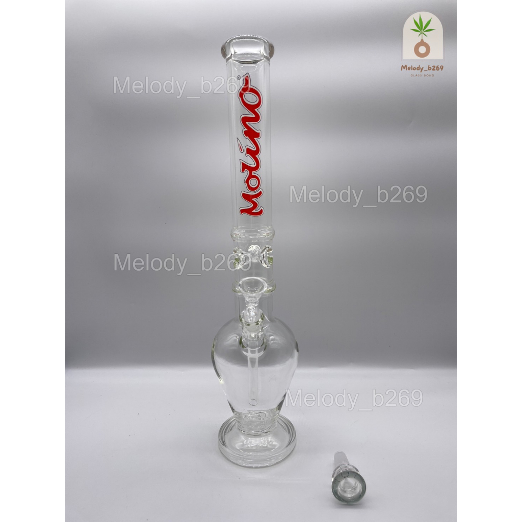 บ้องแก้ว Glass Bong ขวดแก้วสมุนไพร ลาย Molino สูง 15.7 นิ้ว = 40 cm