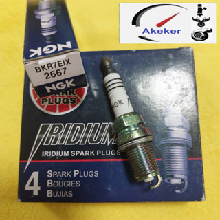 4PCS NGK BKR7EIX 2667 Iridium IX Spark Plugs for Honda Civic Audi Volvo