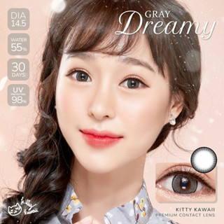 Kitty Kawaii dreamy gray คอนแทคเลนส์โทนธรรมชาติ