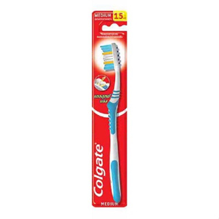 แปรงสีฟัน คอลเกต เดอลุกซ์ พลัส แปรงสีฟันสำหรับผู้ใหญ่ แปรงฟัน Colgate Deluxe Plus (คละสี)