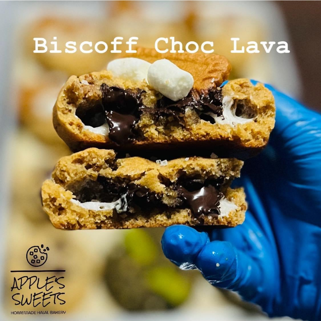 BISCOFF CHOC LAVA - NY Halal Soft Cookies นิวยอร์คคุ้กกี้นิ่มโฮมเมดฮาลาล