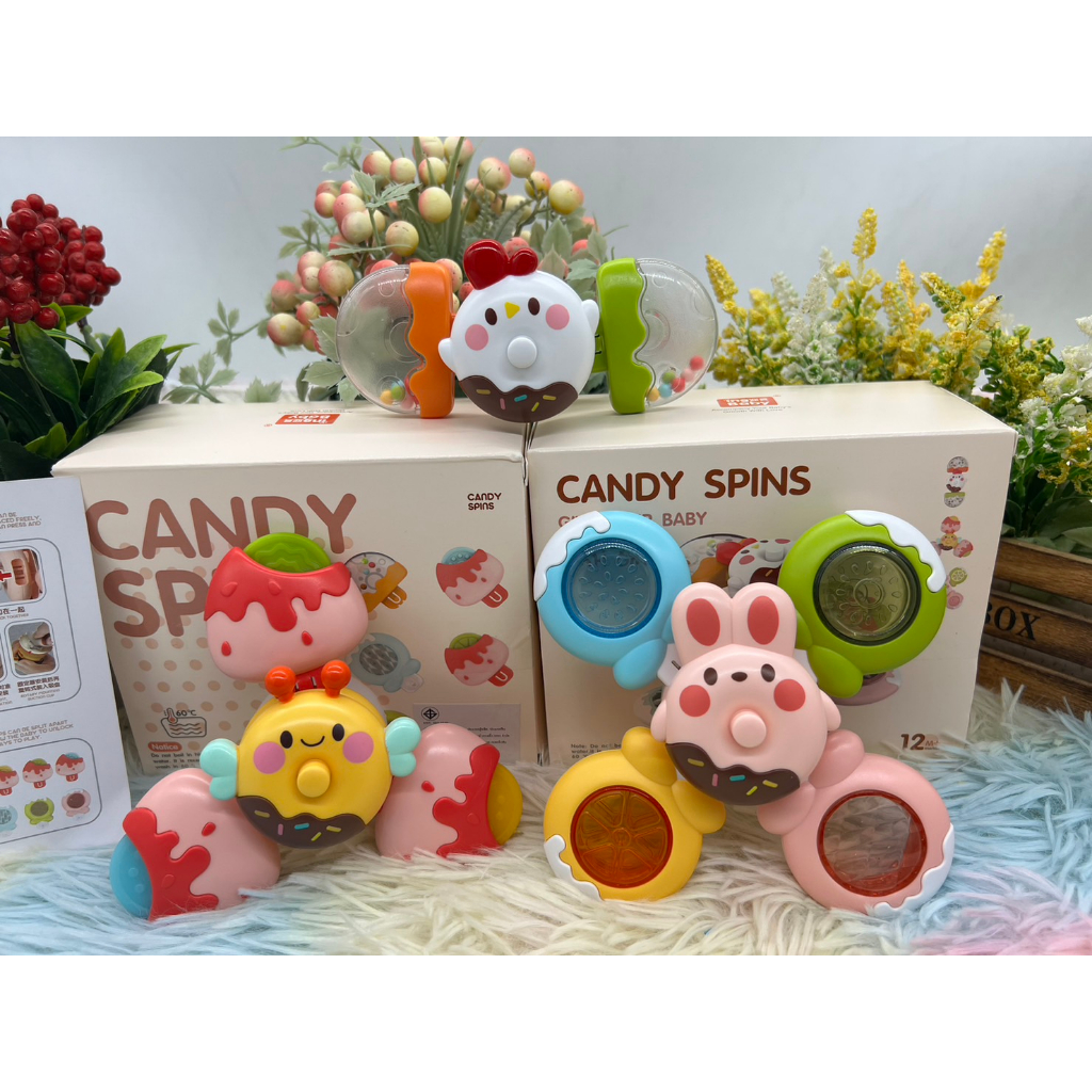 ของเล่น ของเล่นเด็ก สปินเนอร์ ของเล่นเด็กเล็ก ของเล่นติดรถ ของเล่นติดกระตก spinner spins bath toys ของเล่นเสริมพัฒนาการ ราคา ถูกที่สุด ดีลบีเคเค แกลเลอรีภาพที่ 6