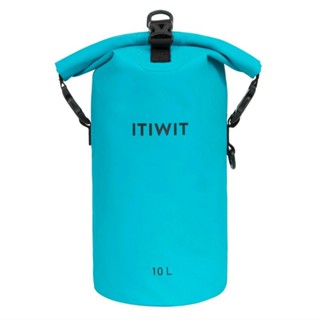 Decathlon ดีแคทลอน กระเป๋ากันน้ำ 10 ลิตร (สีฟ้า Turquoise ) กระเป๋า