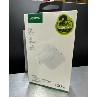 อะแดปเตอร์ Ugreen Wall USB Charger 1 USB-A / 3 USB-C (PD100W) (US) GaN White (15336)