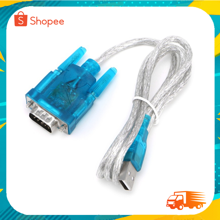 USB To RS232 RS-232(DB9) Serial Cable Standard Adapter Converter db9 ตัวผู้