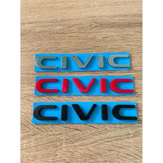 โลโก้ CIVIC FE 2021-2023 ขนาด 15cm.x2.2cm. ราคาต่อชิ้น