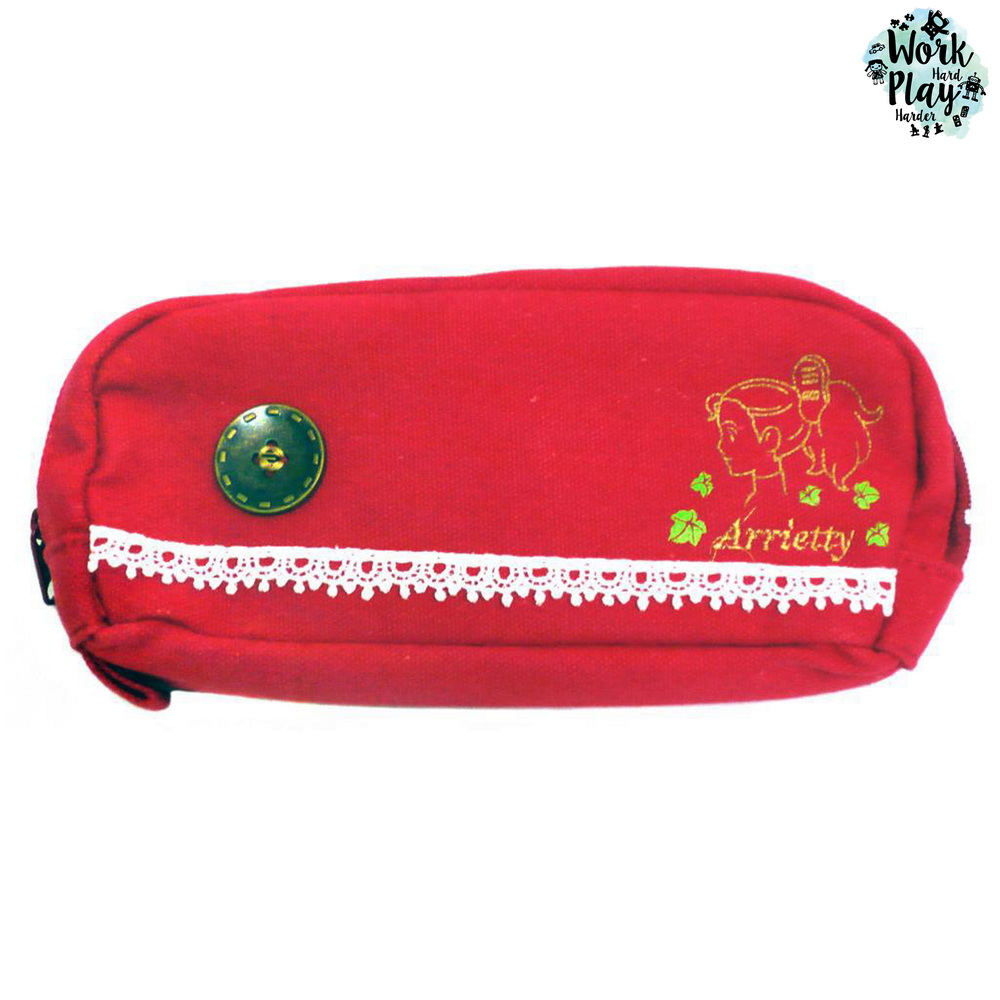 Studio Ghibli The Secret World of Arrietty Pencil Bag สตูดิโอ จิบลิ เดอะ ซีเคร็ท เวิลด์ ออฟ อาริเอตี