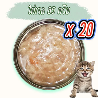 (แพค x20) อาหารแมว กระป๋องเปลือย อาหารแมวเปียก เกรดส่งออก ราคาถูก 85 - 185 กรัม Oasis Cat Food