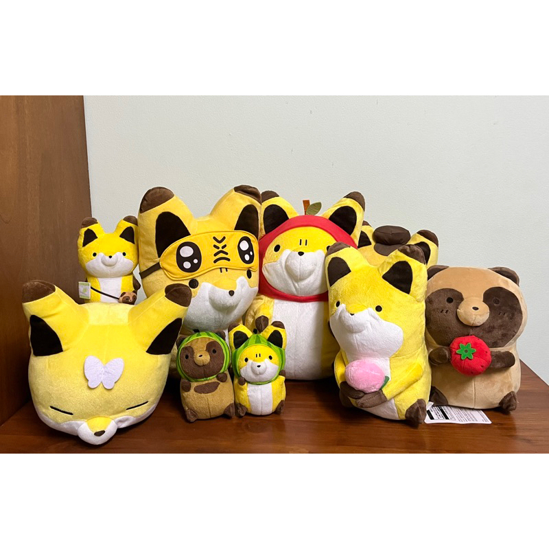 ตุ๊กตา Tanuki and Kitsune