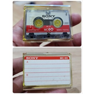 Sony microcassette ของใหม่ ไม่เคยผ่านการใช้งาน พิจารณาตามภาพ