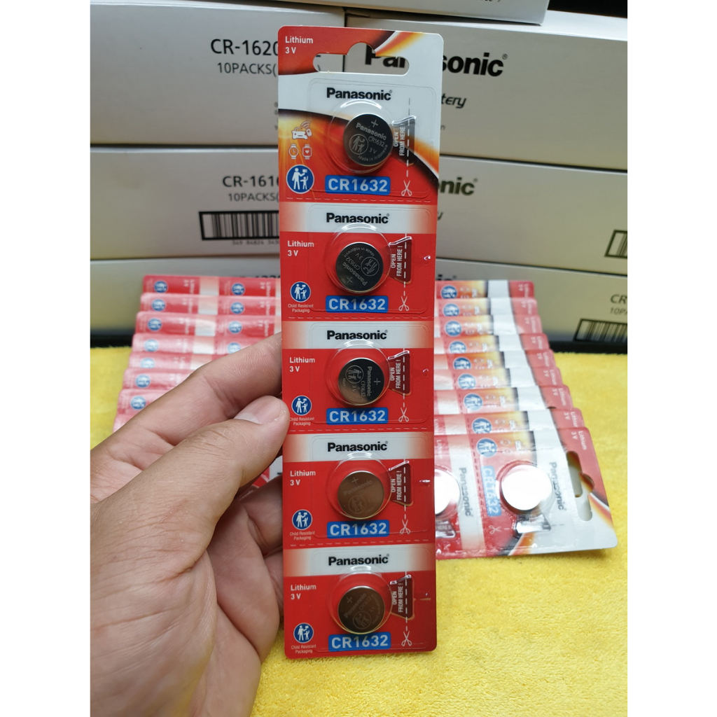 ถ่านกระดุม แบตกระดุม แท้ล้านเปอร์ Panasonic,muRata cr2032 cr2025 cr2450 CR2430 ออกใบกำกับภาษีได้