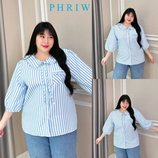 🔥Plussize🔥เสื้อคนอ้วน🔥 S รอบอก 48   M รอบอก 52    L รอบอก 56