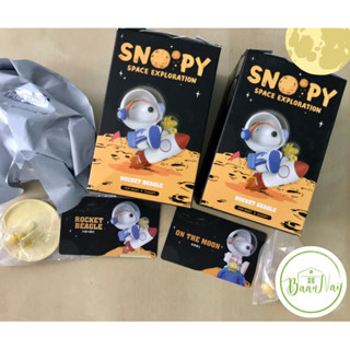 ❣️พร้อมส่ง❣️Pop Mart Snoopy Space Exploration Series   ของใหม่ไม่แกะห่อฟรอย์ แต่เปิดกล่องดูการ์ด