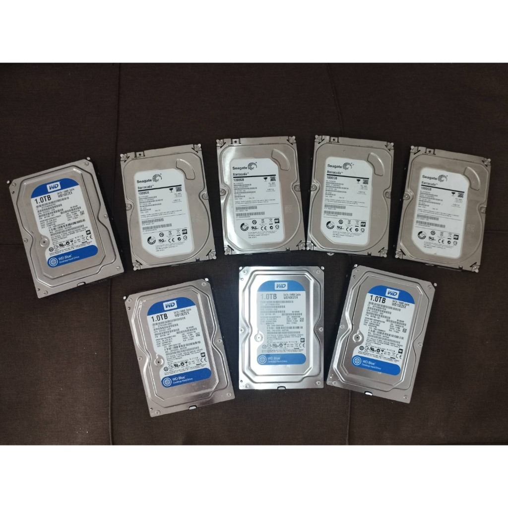HARDDISK PC 1 TB, HDD 1 Tb ฮาร์ดดิสก์ คอม 1 เทราไบต์ (มือสอง)