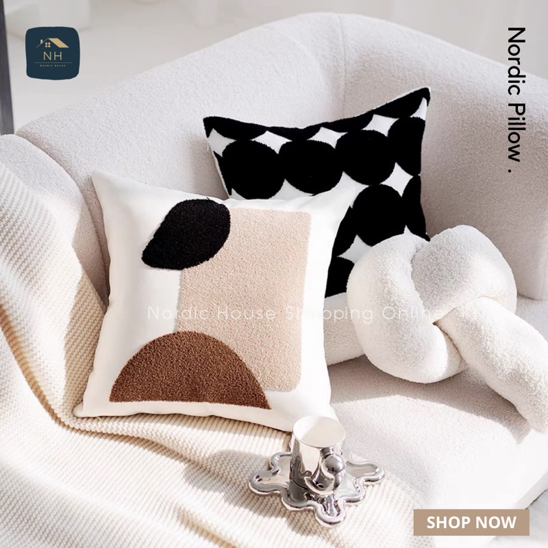 หมอนอิง Nordic Pillow02 สไตล์นอร์ดิก คุณภาพดี เพิ่มสีสันให้บ้านของคุณ