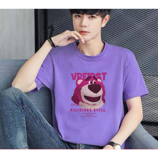 BK-671-SHORT เสื้อยืดแขนสั้นพร้อมส่ง  ลายการ์ตูน ขายดีตามเทรนต์ ลายน่ารัก สีสันสดใส่น่ารัก ใส่ได้ทั้งหญิงและชาย