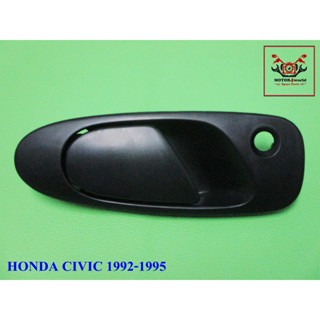 HONDA CIVIC year 1992-1995 CAR DOOR HANDLE FRONT RIGHT (FR) "BLACK" (1 PC.)  // มือจับนอก หน้าขวา สีดำ สินค้าคุณภาพดี