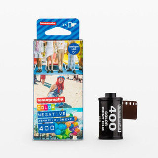 ฟิล์มสี 1ม้วน Lomography CN400 35mm 36exp Color Negative 400 ฟิล์มถ่ายรูป lomo 35 มม. 135-36