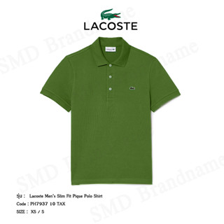 Lacoste เสื้อโปโลชาย รุ่น Lacoste Men’s Slim Fit Pique Polo Shirt Code: PH7937 10 TAX