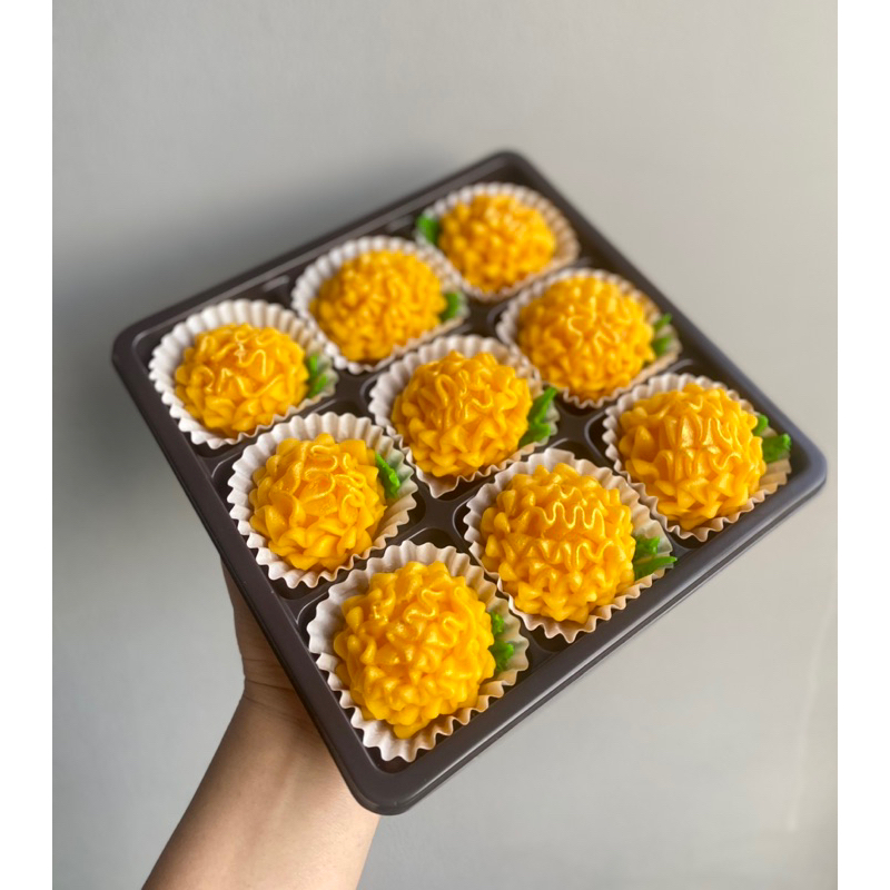 ขนมดาวเรือง นุ่ม ถวายพระพิมเนศ ถวายพระพรหม