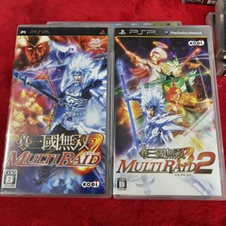 แผ่นแท้ PSP Dynasty Warriors Stirike Force Shin Sangoku Musou Multi Raid 1 2 (ULJM 05427/ULJM 05637)