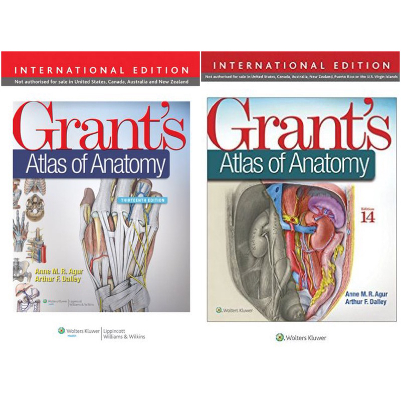 [หนังสือ] Grant's Atlas of Anatomy ตำรา กายวิภาคศาสตร์ แพทย์ human clinical medicine medical english