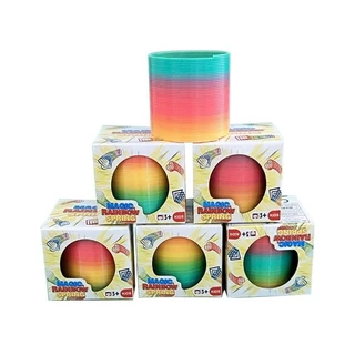 พร้อมส่ง สปริง สีรุ่ง ขนาด6.5×6 ซม.ของเล่นเสริมพัฒนาการ