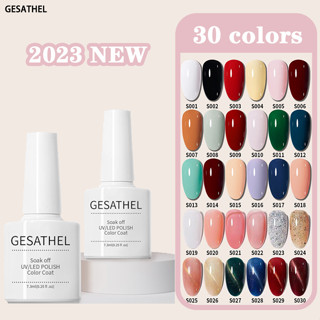 GESATHEL 30 สีสีเจลทาเล็บ 7.3ML new สีทาเล็บเจล UV/LED GEL POLISH สีเจล cat eye gel สีเล็บเจล