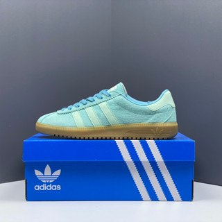 Adidas Original Bermuda มาการองสีชสีเขียวเรืองแสง ลื่นสไตล์วินเทจแฟชั่นต่ำด้านบนกีฬารองเท้าลำลอง แท้100%ผู้ชายผู้หญิง