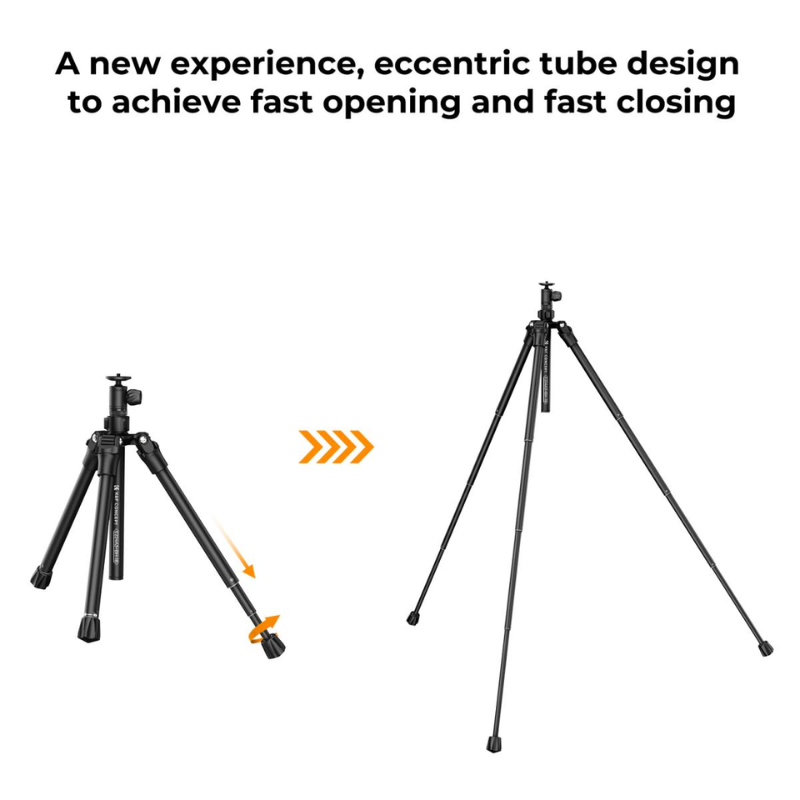 ขาตั้งกล้อง K&F E224A3+BH-18 can switch between tripod, and selfie stick ปรับเป็นไม้เซลฟี่ได้