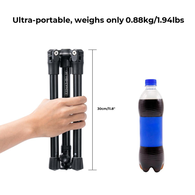 ขาตั้งกล้อง K&F E224A3+BH-18 can switch between tripod, and selfie stick ปรับเป็นไม้เซลฟี่ได้