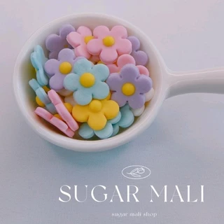 กัมเพส ดอกซากุระ น้ำตาลแต่งหน้าเค้ก น้ำตาลตกแต่งขนม น้ำตาลกินได้ น้ำตาลกัมเพส ขนาด 2x2 cm