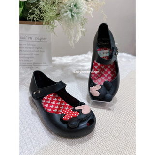 รองเท้าหอม*รองเท้าเด็กมือสอง*Mini melissa รุ่นMickey&amp;Minney**สีดำ สุดน่ารัก!!!!