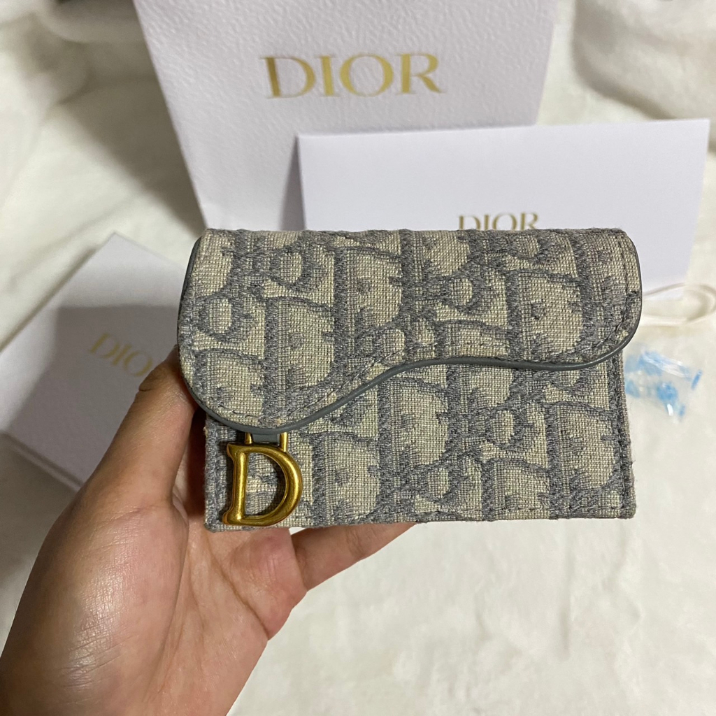 [sold] Dior Saddle Flap Card Holder Y22