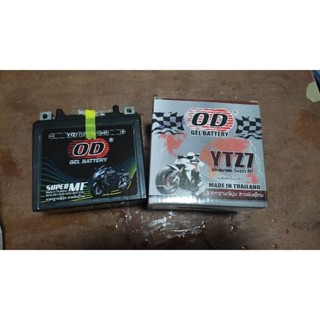 แบตเตอรี่ OD Gelbattery YTZ7 12v-6ah/10hr แบตเตอรี่มอเตอร์ไซด์ made in Thailand