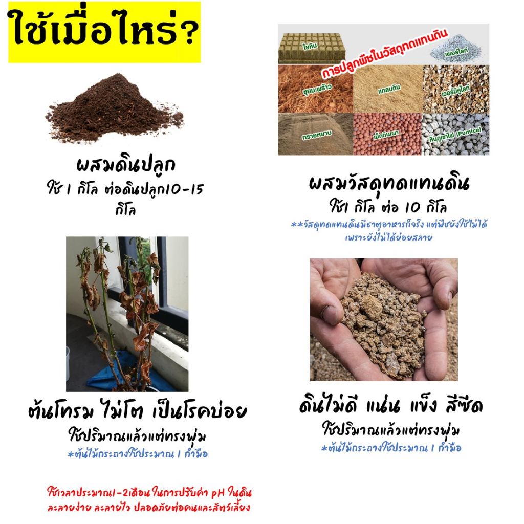 ปุ๋ยปรับสภาพดิน บีไรท์ ป้องกันโรคเน่า ปรับปรุงดิน ละลายน้ำง่าย เห็นผลไว <แบ่งขาย1กิโล> ราคา ถูกที่สุด ดีลบีเคเค แกลเลอรีภาพที่ 3