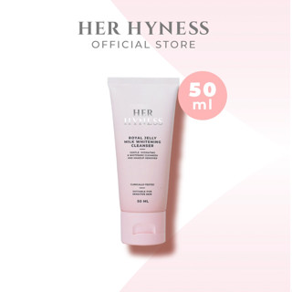 แท้💯% [ฉลากไทย/เช็คใบเสร็จได้] Her Hyness Royal Jelly Milk Whitening Cleanser 50ml