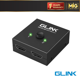 GLINK GL400 กล่องแยกจอ HDMI Splitter 1:2 (4K)