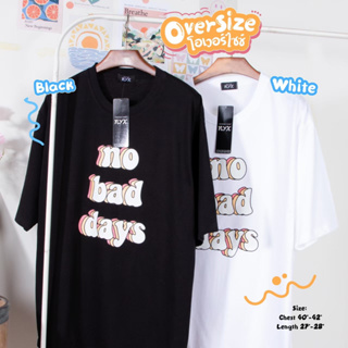 เสื้อOversizeโทน ขาวดำ ใส่คู่แฟน ใส่สวย ผ้าไม่ยับไม่ย้วย