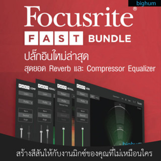 Focusrite FAST bundle VST สร้างสีสันให้กับงานมิกซ์ของคุณที่ไม่เหมือนใคร