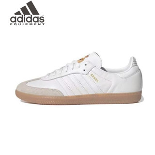 adidas originals samba white shoes รองเท้าผ้าใบ