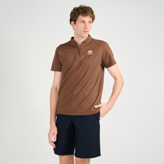 Khaki Bros. - Henley T-shirt - เสื้อยืดแขนสั้น คอ Henley - KM23K025 - Woody