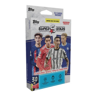 [พร้อมส่งฟรี] การ์ดสะสมฟุตบอล 2022-23 Topps Superstars UEFA  Club Competition Hanger Box